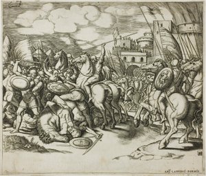Scipions sejr over Syphax af Master of the Die