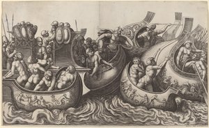Søslag af Master of the Die after Giulio Romano