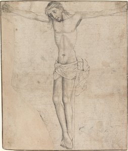 Kristus på korset [recto] af Master of the Drapery Studies