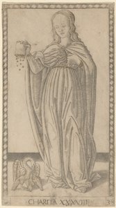 Velgørenhed af Master of the E Series Tarocchi