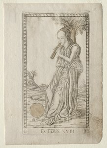 Euterpe (musik, lyrisk poesi) (fra Tarocchi-serien D: Apollo og muserne, #18) af Master of the E Series Tarocchi