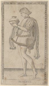 Fameio (tjener) af Master of the E Series Tarocchi