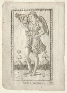 Genius of Time (fra Tarocchi, serie B: Cosmic Principles and Virtues, #32) af Master of the E Series Tarocchi