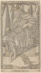 Imperator (kejser) af Master of the E Series Tarocchi