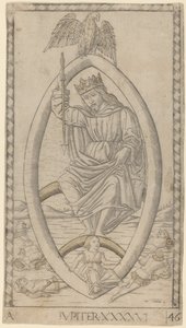 Jupiter (Jupiter) af Master of the E Series Tarocchi