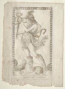 Mercury (fra Tarocchi, serie A: Firmaments of the Universe, #42) af Master of the E Series Tarocchi