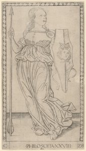 Filosofi (filosofi) af Master of the E Series Tarocchi