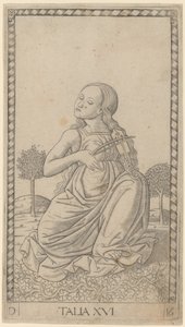 Talia (Thalia) af Master of the E Series Tarocchi