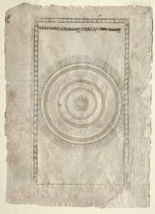 The Empyrean Sphere fra Tarocchi, serie A..., før 1467. af Master of the E Series Tarocchi