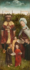 The Family of Saint Anne Triptykon, højre panel, ca 1500-1510. af Master of the Family of Saint
