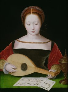 Maria Magdalene spiller en lut