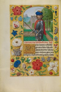 Sankt Sebastian af Master of the First Prayer Book of Maximilian
