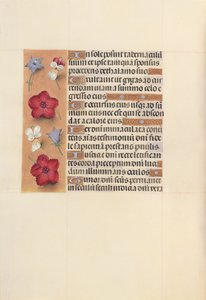 Dronning Isabella den katolske, dronning af Spaniens åbningstider: Fol. 101v, ca. 1500. af Master of the First Prayerbook of Maximillian