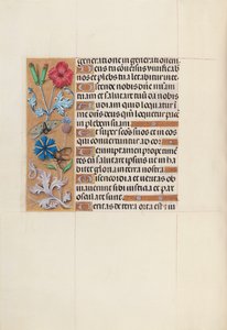 Dronning Isabella den katolske, dronning af Spaniens åbningstider: Fol. 128v, ca. 1500. af Master of the First Prayerbook of Maximillian