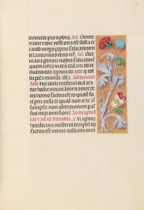 Dronning Isabella den katolske, dronning af Spaniens åbningstider: Fol. 166r, ca. 1500. af Master of the First Prayerbook of Maximillian