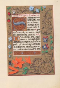 Hours of Dronning Isabella den Katolik, Dronning af Spanien: Fol. 176r, ca. 1500. af Master of the First Prayerbook of Maximillian