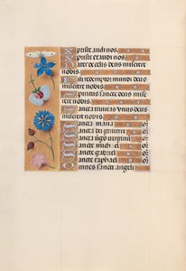 Hours of Dronning Isabella den Katolik, Dronning af Spanien: Fol. 210v, ca. 1500. af Master of the First Prayerbook of Maximillian