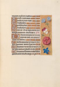 Dronning Isabella den katolske, dronning af Spaniens åbningstider: Fol. 215r, ca. 1500. af Master of the First Prayerbook of Maximillian