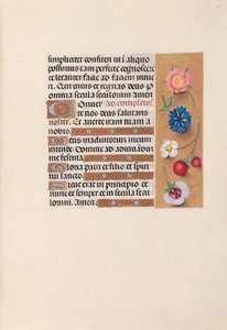 Hours of Dronning Isabella den Katolik, Dronning af Spanien: Fol. 22r, c. 1500. af Master of the First Prayerbook of Maximillian
