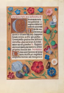 Hours of Dronning Isabella den Katolik, Dronning af Spanien: Fol. 25r, c. 1500. af Master of the First Prayerbook of Maximillian