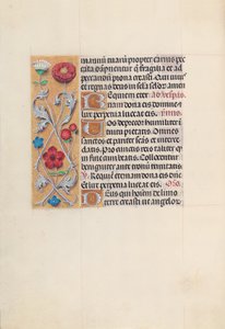 Hours of Dronning Isabella den Katolik, Dronning af Spanien: Fol. 28v, ca. 1500. af Master of the First Prayerbook of Maximillian