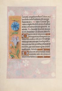 Hours of Dronning Isabella den Katolik, Dronning af Spanien: Fol. 32v, c. 1500. af Master of the First Prayerbook of Maximillian