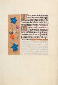 Hours of Dronning Isabella den Katolik, Dronning af Spanien: Fol. 36v, ca. 1500. af Master of the First Prayerbook of Maximillian