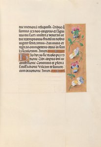 Hours of Dronning Isabella den Katolik, Dronning af Spanien: Fol. 49r, ca. 1500. af Master of the First Prayerbook of Maximillian