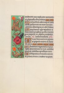 Hours of Dronning Isabella den Katolik, Dronning af Spanien: Fol. 52v, c. 1500. af Master of the First Prayerbook of Maximillian