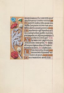 Dronning Isabella den katolske, dronning af Spaniens åbningstider: Fol. 78v, ca. 1500. af Master of the First Prayerbook of Maximillian