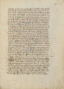 Historiseret indledende P: Regnskyl af tudser, løvfrøer og skadedyr af Master of the Geneva Boccaccio