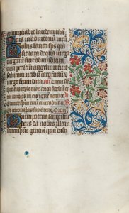Timebog Brug af Rouen: fol. 100r, ca. 1470. af Master of the Geneva Latini