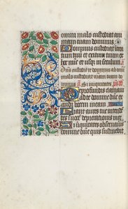 Timebog Brug af Rouen: fol. 105v, ca. 1470. af Master of the Geneva Latini