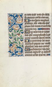 Timebog Brug af Rouen: fol. 106r, ca. 1470. af Master of the Geneva Latini