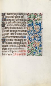 Timebog Brug af Rouen: fol. 107r, ca. 1470. af Master of the Geneva Latini
