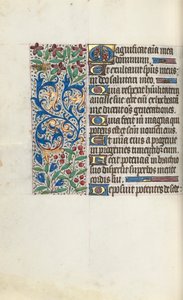 Timebog Brug af Rouen: fol. 107v, ca. 1470. af Master of the Geneva Latini