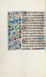 Timebog Brug af Rouen: fol. 108v, ca. 1470. af Master of the Geneva Latini