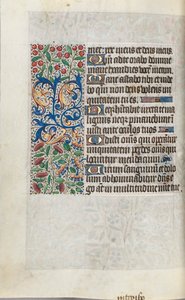 Timebog Brug af Rouen: fol. 110v, ca. 1470. af Master of the Geneva Latini
