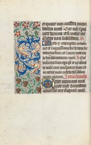 Timebog Brug af Rouen: fol. 115v, ca. 1470. af Master of the Geneva Latini