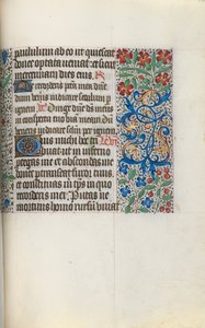 Timebog Brug af Rouen: fol. 124r, ca. 1470. af Master of the Geneva Latini