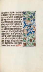 Timebog Brug af Rouen: fol. 131r, ca. 1470. af Master of the Geneva Latini