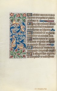 Timebog Brug af Rouen: fol. 142v, ca. 1470. af Master of the Geneva Latini