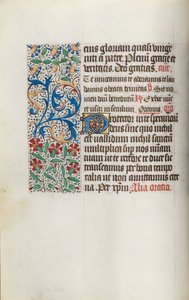 Timebog Brug af Rouen: fol. 14v, c. 1470. af Master of the Geneva Latini