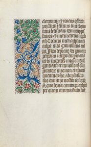 Timebog Brug af Rouen: fol. 25v, ca. 1470. af Master of the Geneva Latini