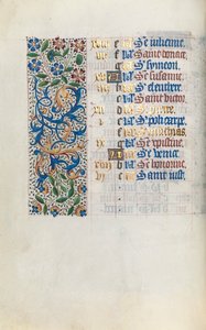 Timebog Brug af Rouen: fol. 2v, c. 1470. af Master of the Geneva Latini