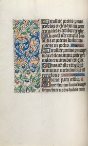 Timebog Brug af Rouen: fol. 34v, c. 1470. af Master of the Geneva Latini