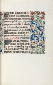 Timebog Brug af Rouen: fol. 36r, ca. 1470. af Master of the Geneva Latini