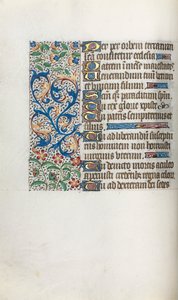 Timebog Brug af Rouen: fol. 37v, ca. 1470. af Master of the Geneva Latini