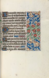Timebog Brug af Rouen: fol. 47r, ca. 1470. af Master of the Geneva Latini