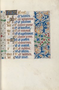 Timebog Brug af Rouen: fol. 4r, c. 1470.